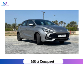 Rent 2024 MG MG 3 Compact Sedan in Abu Dhabi