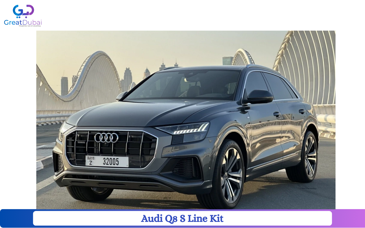 Rent Audi Q8 S Line Kit 2023 in Dubai-image