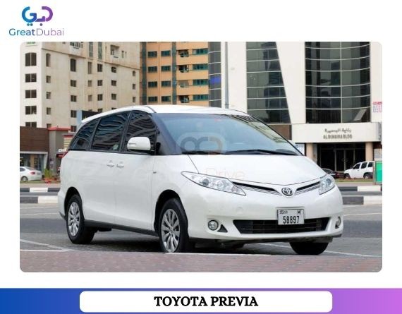 RENT TOYOTA PREVIA 2018 IN DUBAI-image