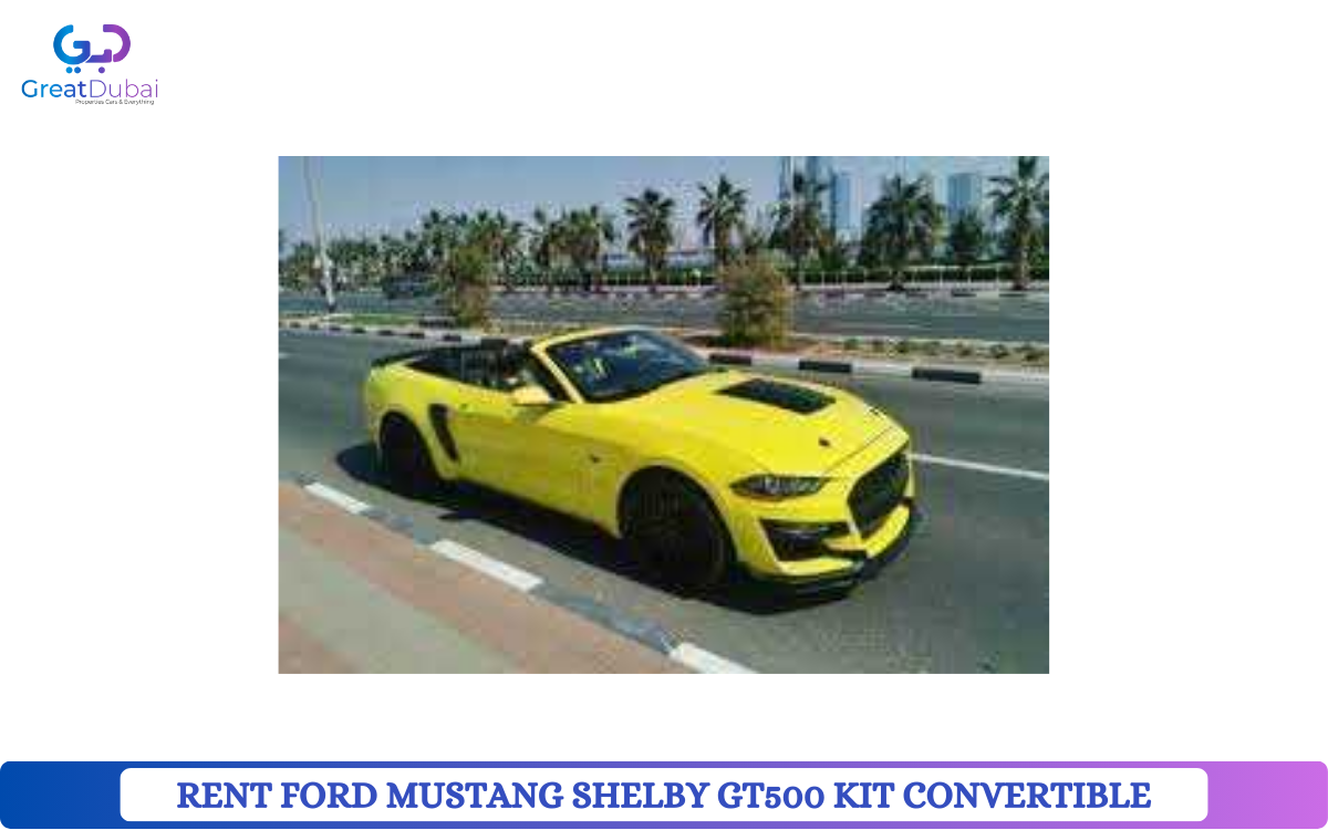 RENT FORD MUSTANG SHELBY GT500 KIT CONVERTIBLE V4 2018 IN DUBAI-image