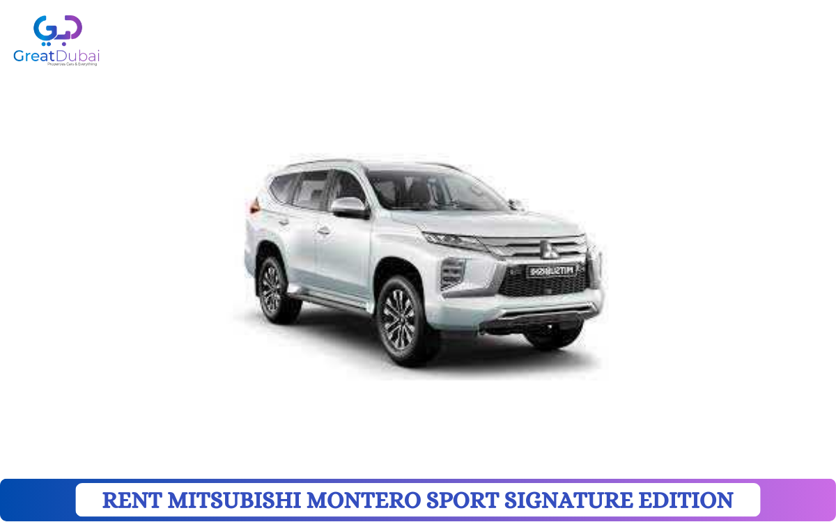 RENT MITSUBISHI MONTERO SPORT SIGNATURE EDITION 2021 IN DUBAI-image