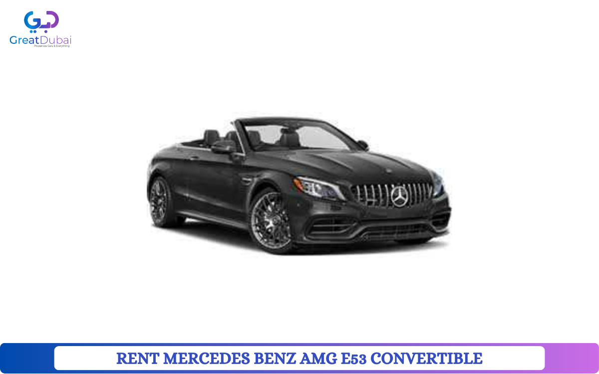 RENT MERCEDES BENZ AMG E53 CONVERTIBLE 2022 IN DUBAI-image